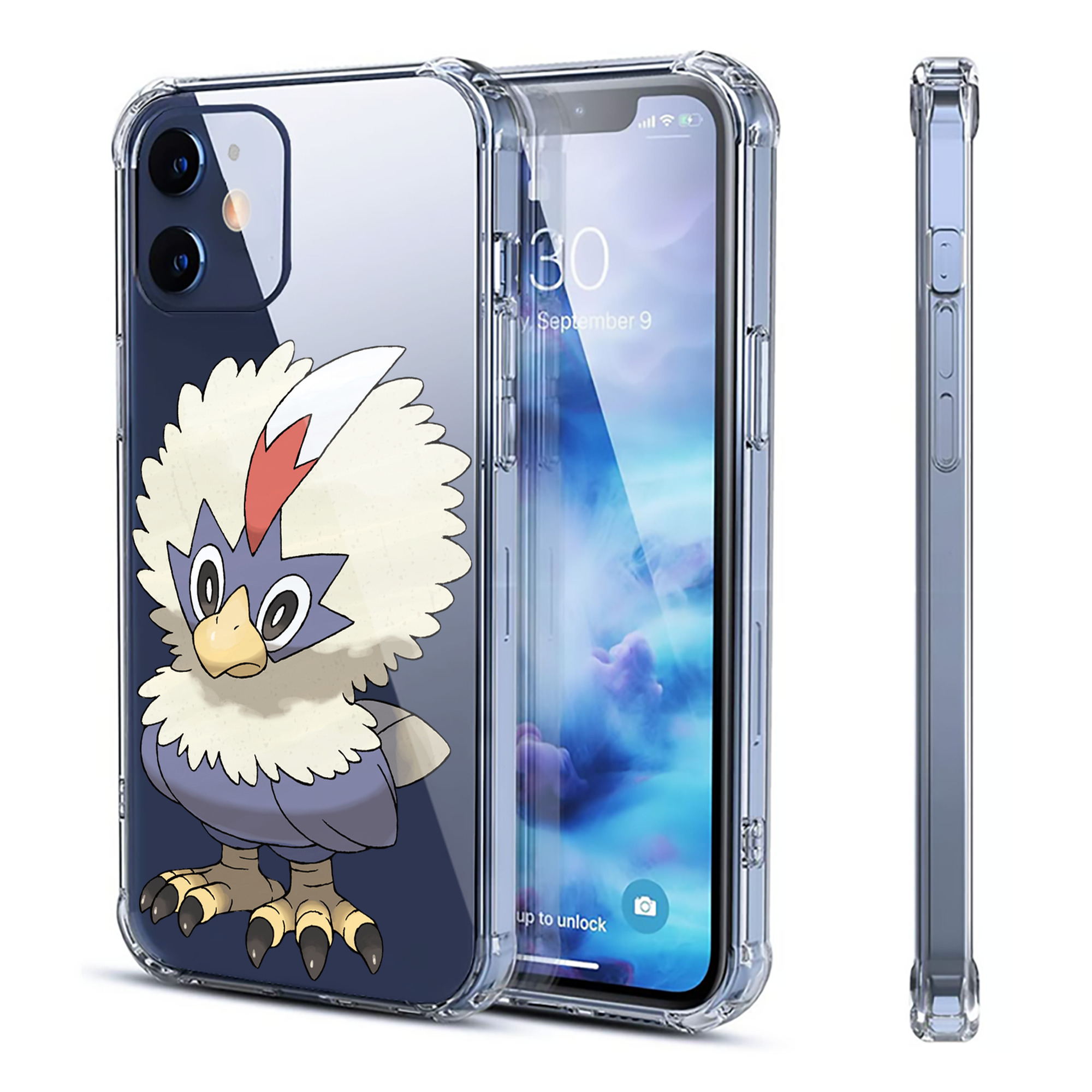 （画像用） ポケットモンスター Pokémon 【iPhone 12シリーズ対応】透明スマホケース（クリアソフトケース）